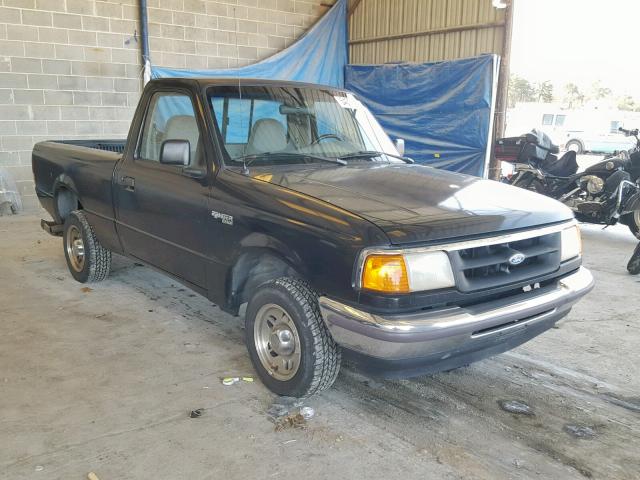 1FTCR10A6VUB57923 - 1997 FORD RANGER BLACK photo 1