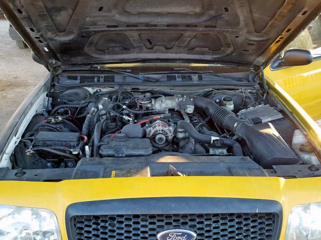 2FAHP71V68X106960 - 2008 FORD CROWN VICT YELLOW photo 7