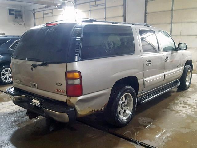 1GKFK16Z53J238512 - 2003 GMC YUKON XL K TAN photo 4