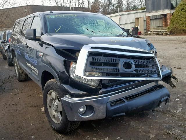 5TFDY5F1XAX125636 - 2010 TOYOTA TUNDRA CRE BLACK photo 1