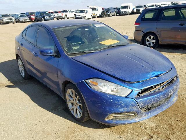 1C3CDFBA5DD107901 - 2013 DODGE DART SXT BLUE photo 1