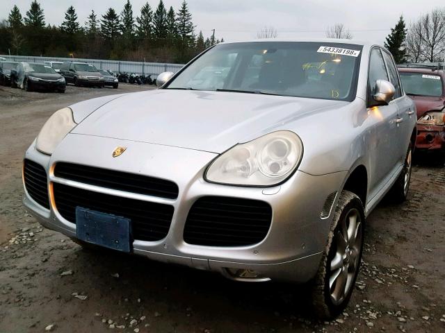 WP1AC29P94LA90307 - 2004 PORSCHE CAYENNE TU SILVER photo 2