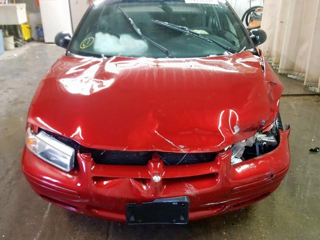 1B3EJ46X4YN128174 - 2000 DODGE STRATUS SE RED photo 9