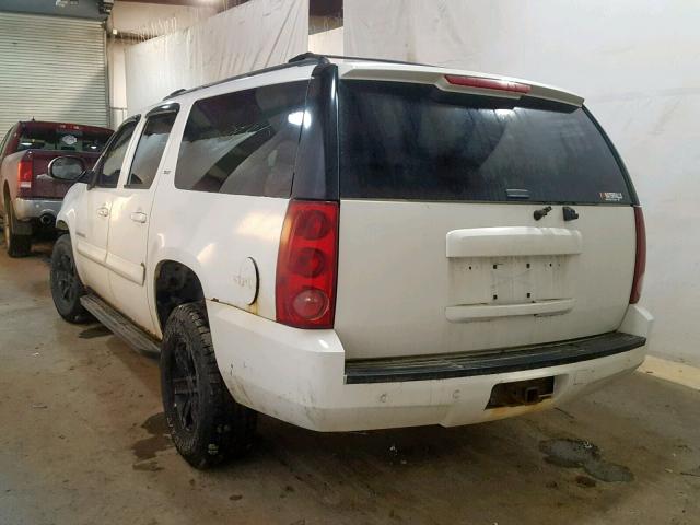 1GKFK16357J299571 - 2007 GMC YUKON XL K WHITE photo 3