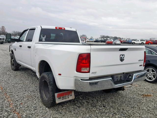 3C63DRGL1CG153340 - 2012 DODGE RAM 3500 S WHITE photo 3