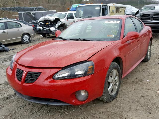 2G2WP552771188113 - 2007 PONTIAC GRAND PRIX წითელი ფოტო 2