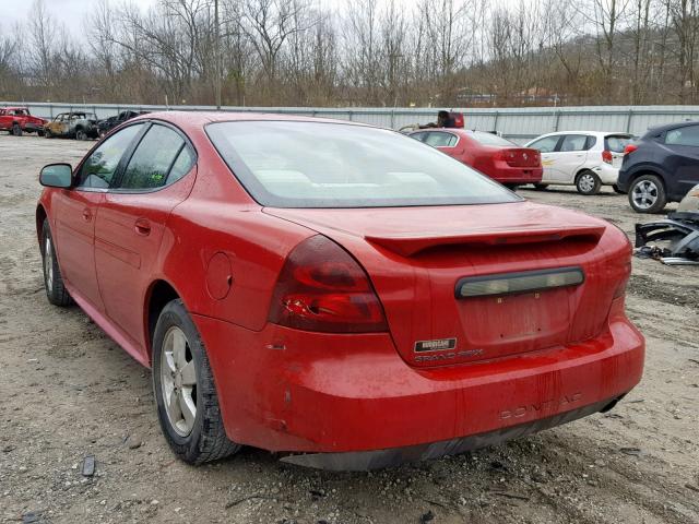 2G2WP552771188113 - 2007 PONTIAC GRAND PRIX წითელი ფოტო 3