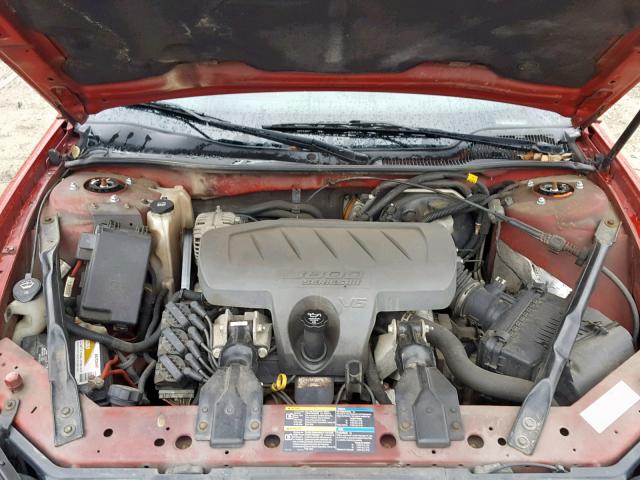 2G2WP552771188113 - 2007 PONTIAC GRAND PRIX წითელი ფოტო 7