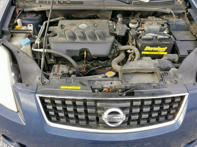 3N1AB61E69L656590 - 2009 NISSAN SENTRA 2.0 BLUE photo 7