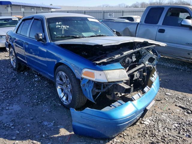 2FAHP71WX6X156377 - 2006 FORD CROWN VICT BLUE photo 1