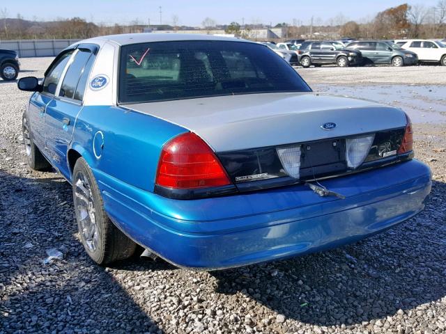 2FAHP71WX6X156377 - 2006 FORD CROWN VICT BLUE photo 3