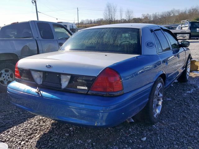 2FAHP71WX6X156377 - 2006 FORD CROWN VICT BLUE photo 4