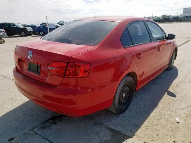 3VW2K7AJ8DM261735 - 2013 VOLKSWAGEN JETTA BASE 银色 照片 4