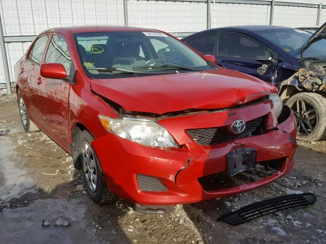 2T1BU40E29C024139 - 2009 TOYOTA COROLLA BA RED photo 1