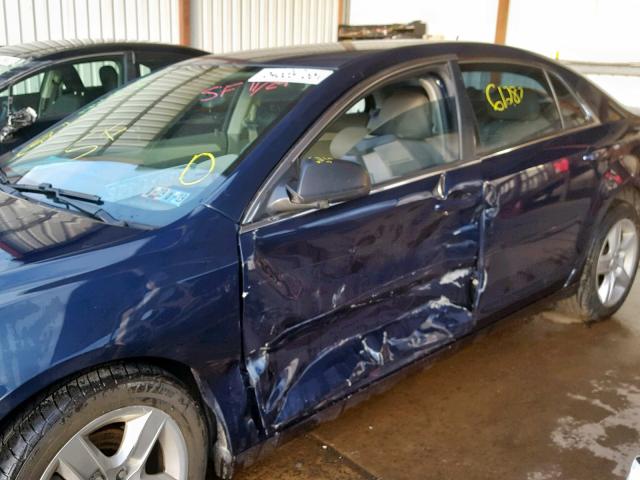 1G1ZB5EB8AF161602 - 2010 CHEVROLET MALIBU LS 蓝色 照片 9