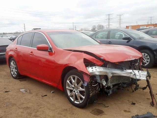 JN1CV6AR6BM405275 - 2011 INFINITI G37 RED photo 1