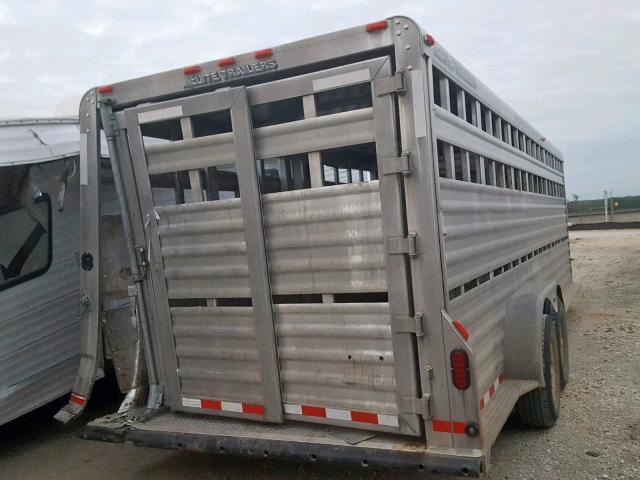 5MKWG2428E0014706 - 2014 ALLOY TRAILER CLAS6HORSE SILVER photo 4