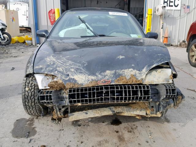 1G1JH52F927413257 - 2002 CHEVROLET CAVALIER L BLACK photo 9