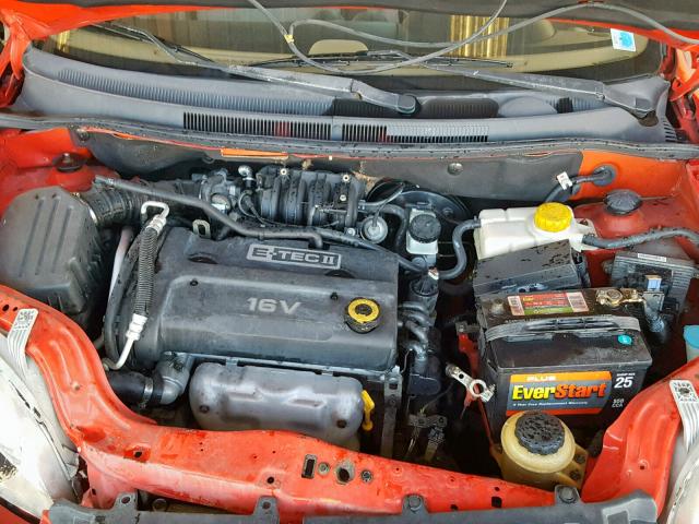 KL1TD56677B065525 - 2007 CHEVROLET AVEO BASE Qırmızı foto 7