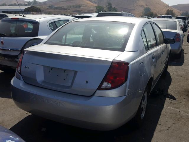 1G8AF52F75Z155238 - 2005 SATURN ION LEVEL SILVER photo 4