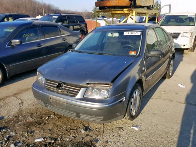 3VWRA69M74M021215 - 2004 VOLKSWAGEN JETTA GL GRAY photo 2