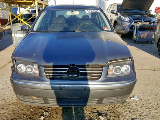 3VWRA69M74M021215 - 2004 VOLKSWAGEN JETTA GL GRAY photo 9