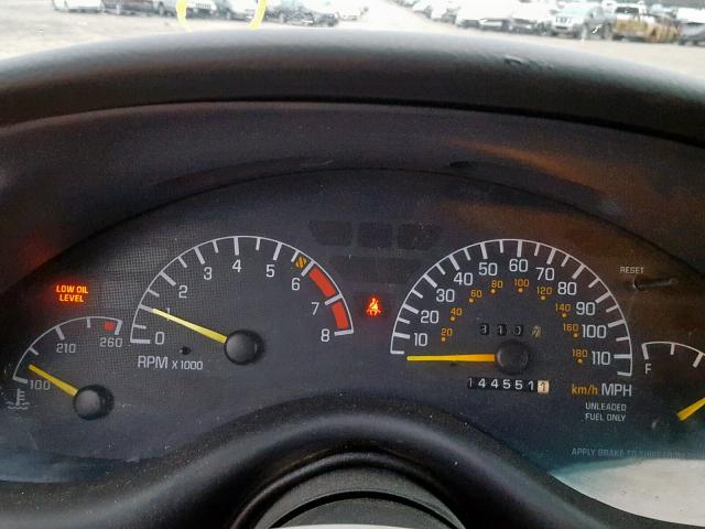 1G2WJ12M2SF273894 - 1995 PONTIAC GRAND PRIX BLACK photo 8