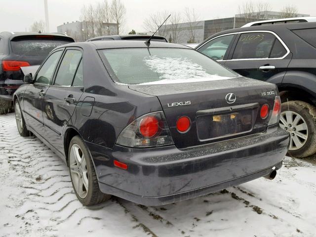 JTHBD192430064486 - 2003 LEXUS IS 300 GRAY photo 3