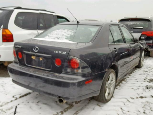 JTHBD192430064486 - 2003 LEXUS IS 300 GRAY photo 4