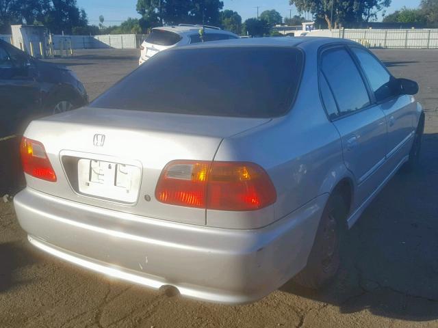 2HGEJ6619YH517358 - 2000 HONDA CIVIC BASE SILVER photo 4