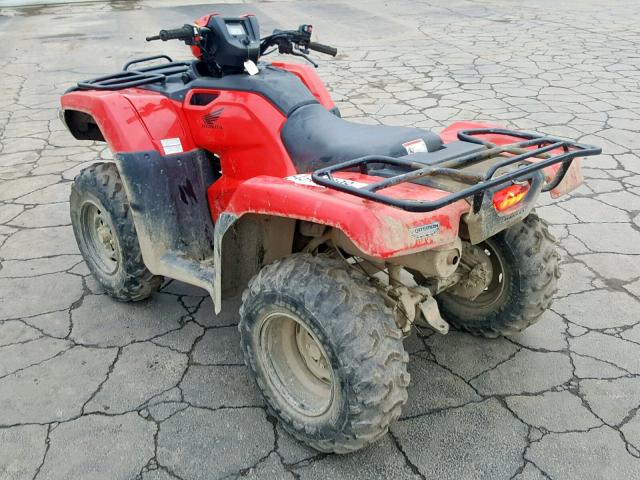 1HFTE440XH4303863 - 2017 HONDA TRX500 FM RED photo 3