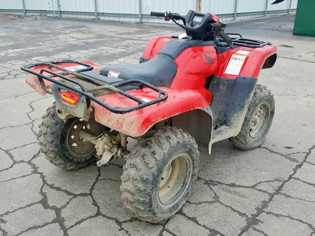 1HFTE440XH4303863 - 2017 HONDA TRX500 FM RED photo 4