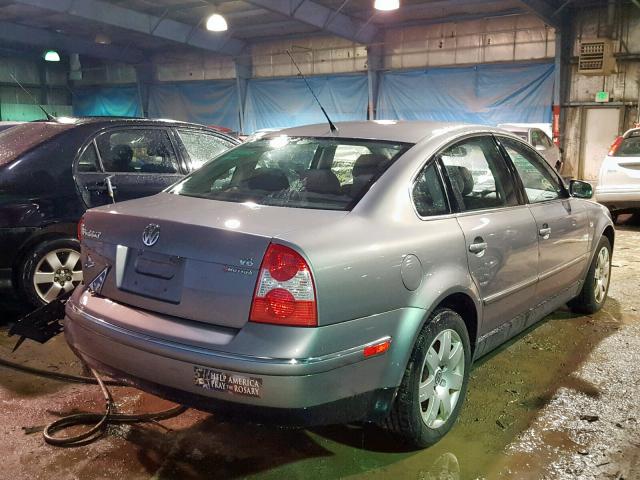 WVWTH63B33P432762 - 2003 VOLKSWAGEN PASSAT GLX 灰色 照片 4