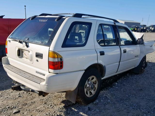 4S6CK58W1X4418490 - 1999 HONDA PASSPORT E თეთრი ფოტო 4