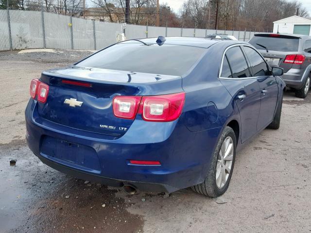 1G11H5SA7DU117677 - 2013 CHEVROLET MALIBU LTZ BLUE photo 4