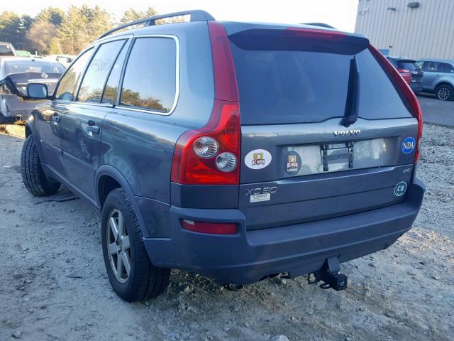 YV4CZ592061303610 - 2006 VOLVO XC90 GRAY photo 3