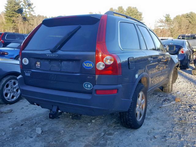 YV4CZ592061303610 - 2006 VOLVO XC90 GRAY photo 4