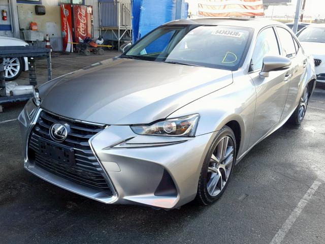 JTHBA1D28J5081534 - 2018 LEXUS IS 200T SILVER photo 2