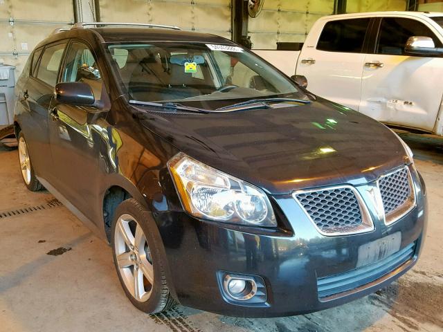 5Y2SM67089Z449828 - 2009 PONTIAC VIBE BLACK photo 1