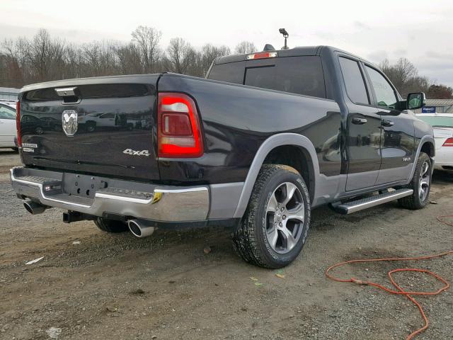 1C6SRFDT7KN599482 - 2019 RAM 1500 LARAM BLACK photo 4