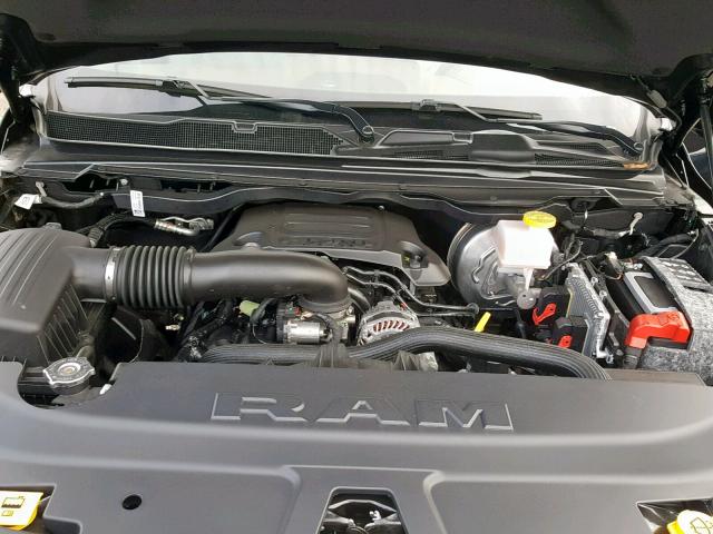 1C6SRFDT7KN599482 - 2019 RAM 1500 LARAM BLACK photo 7