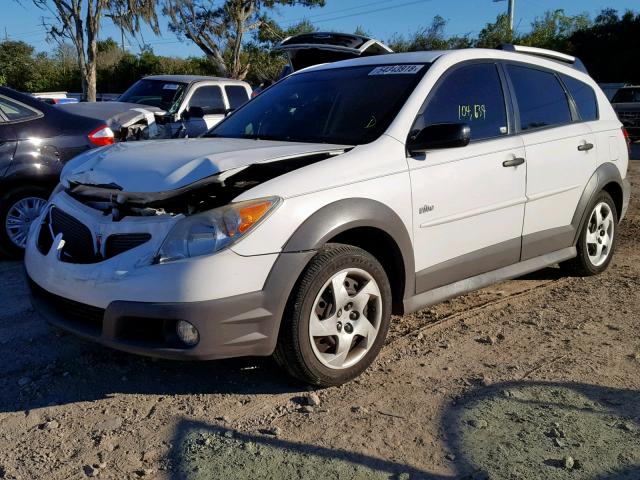 5Y2SL65836Z430059 - 2006 PONTIAC VIBE WHITE photo 2