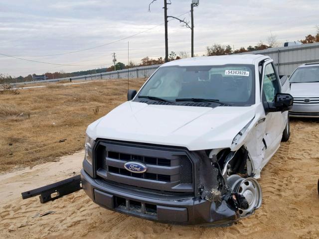 1FTEX1CP6HFC79916 - 2017 FORD F150 SUPER WHITE photo 2