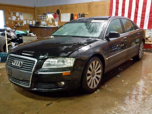 WAUMV44E97N016093 - 2007 AUDI A8 L QUATT BLACK photo 2