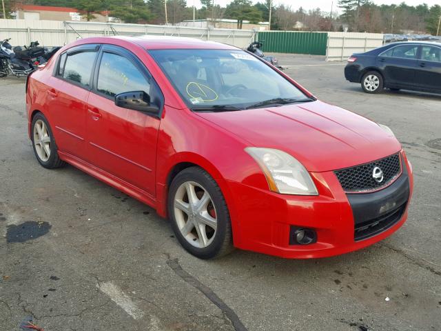 3N1BB61E88L634657 - 2008 NISSAN SENTRA SE- RED photo 1