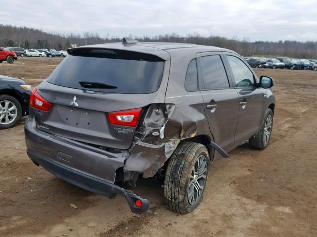 JA4AP3AU3HZ020599 - 2017 MITSUBISHI OUTLANDER BROWN photo 4