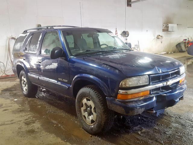 1GNDT13W42K183657 - 2002 CHEVROLET BLAZER BLUE photo 1