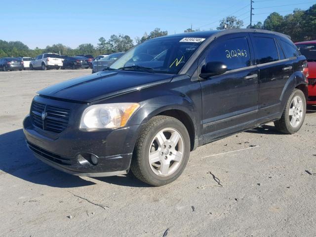 1B3HB48C68D699918 - 2008 DODGE CALIBER SX BLACK photo 2