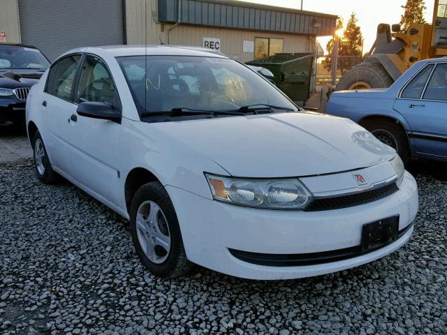 1G8AF52F63Z152098 - 2003 SATURN ION LEVEL WHITE photo 1