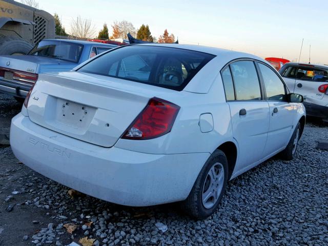 1G8AF52F63Z152098 - 2003 SATURN ION LEVEL WHITE photo 4
